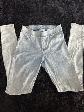H&M Light Blue Stretch Skinny Jeggings